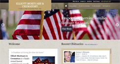 Desktop Screenshot of elliottmortuary.com